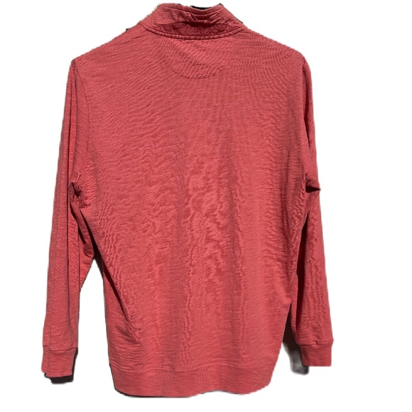 Johnnie-O Keane quarter zip pullover Large red/pink - Picture 3 of 14
